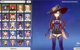 CONTA AR 39 - XIAO, DILUC, YOIMIYA, KLEE E MONA