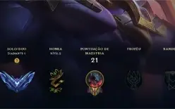 Diamante 2 MMR Mestre Smurf - League of Legends