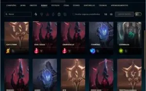 Conta 142 SKIN Todos Campeões , 7 cromas