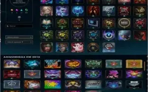 Conta 142 SKIN Todos Campeões , 7 cromas