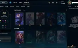 CONTA 78 SKINS/ DIAMANTE 5/ MMR ALTO/ NV 41 PROMOÇÃO!
