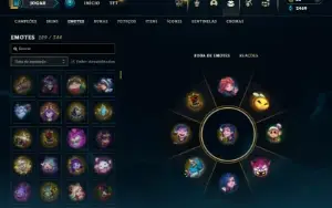 Prata 1 com TODOS os champs e 453 Skins + 76 Cromas