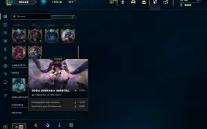 Prata 1 com TODOS os champs e 453 Skins + 76 Cromas