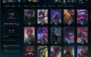 Unranked com TODOS os champs e 128 Skins ( JG / ADC )