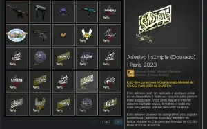 conta steam 15 anos varias medalhas e jogos com sticker gold
