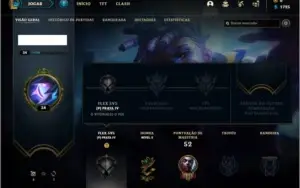 Conta unranked com 5 skins e 22 champs ( UPADA NA MÃO )