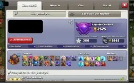 Conta Clash of Clans + Clash Royale