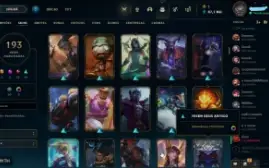Vendo conta de Lol level 223, 203 skins acc de 2014!
