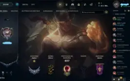 Vendo conta de Lol level 223, 203 skins acc de 2014!