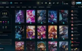 Vendo conta de Lol level 223, 203 skins acc de 2014!