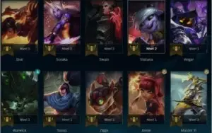 Conta unranked level 42, 4 skins 31 champs