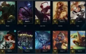 Conta unranked level 42, 4 skins 31 champs