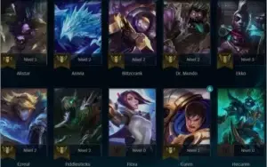 Conta unranked level 42, 4 skins 31 champs