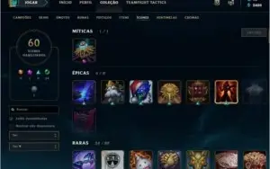Conta LOL 57 champs Prata