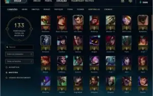 Conta LOL 57 champs Prata