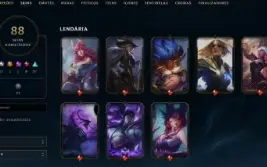 Conta League of Legends Full Acesso - 115 Champs e 88 Skins