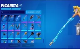 CONTA DE FORTNITE, 180 SKINS, 137 PICARETAS