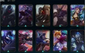 Conta Diamante 4 para Main adc , várias skins lendárias