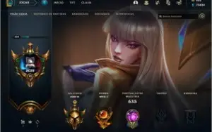 Conta nível 536, Ouro 3, 243 skins, todos os Champs