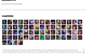 Conta Unranked com 32 Skins e 64 Champs