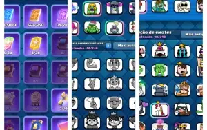 Conta Clash Royale lvl 44 (REI 14) 3091 gemas