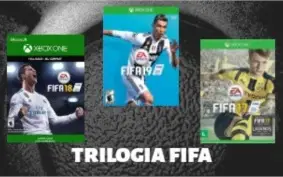 Trilogia FIFA Xbox one fifa 17/18/19 código