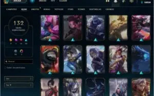 CONTA LOL - 132 SKINS