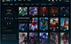 CONTA LOL - 132 SKINS