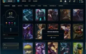 Conta Com Twitch Medieval e Warwick Cinzento Prata 3