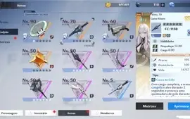 CONTA TOWER OF FANTASY LVL 49 +6 SSR +1 BOX PARA SSR
