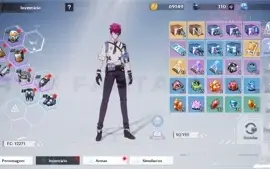 CONTA TOWER OF FANTASY LVL 49 +6 SSR +1 BOX PARA SSR