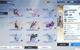 CONTA TOWER OF FANTASY LVL 49 +6 SSR +1 BOX PARA SSR