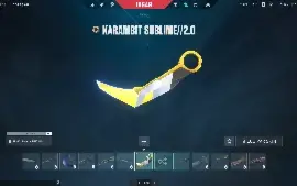 Conta Valorant - NVL 48 com Karambit Sublime 2.0 e Vandal He