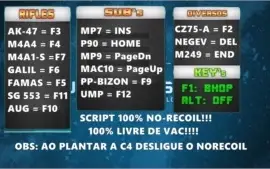 No Recoil CSGO Sensibilidade 2.5