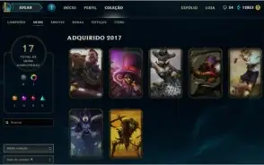 Conta GOLD V Skin Kayle Juíza, Udyr Guardião Espiritual e +