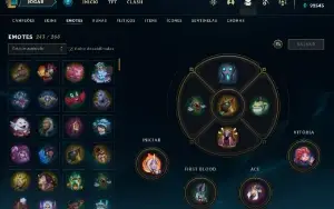 Conta League of Legends - 336 Skins - Desde 2016 - Main Sup
