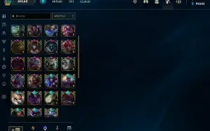 Conta League of Legends - 336 Skins - Desde 2016 - Main Sup