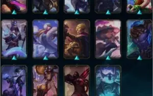 conta do LOL gold 3 com 150 skins com todos os campeões