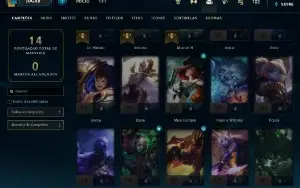 Conta DIAMANTE 4 | 72% Win - Lol (League Of Legends) Elomoon