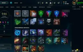 Conta LOL LVL 438 |Full Campeões| 214 Skins |Prata 2| 2015
