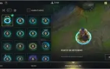 Conta com skin lendaria