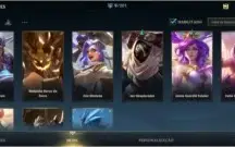 Conta com skin lendaria