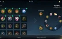 Conta com skin lendaria