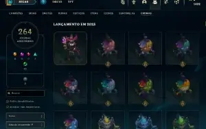 Conta Lol lv 535 com 508 Skins !