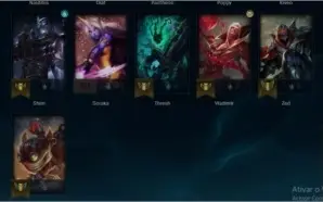 Conta GrãoMestre Soloqueue (600+pdl) League of legends