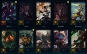 Conta GrãoMestre Soloqueue (600+pdl) League of legends