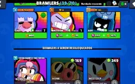 Conta Brawl Stars com 14.000 troféus 242 gemas