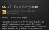 AK-47 Gelo Compacto Field Tested