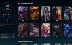 Conta Prata 1 com Skins lendárias