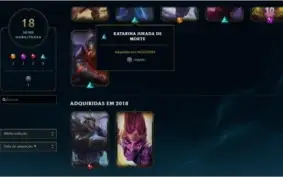 Conta Prata 1 com Skins lendárias